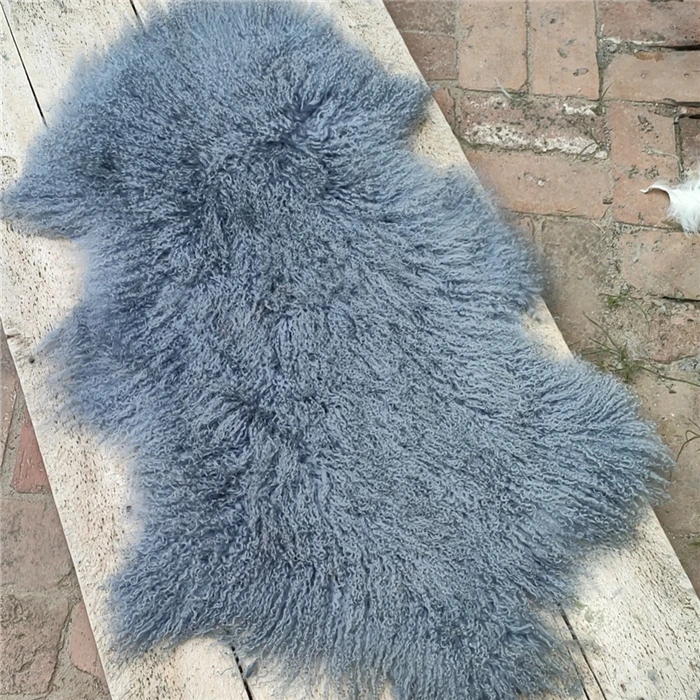 Wholesale Custom Home Decorative Tibetan For Pillow Case Mongolian Lamb Furniture