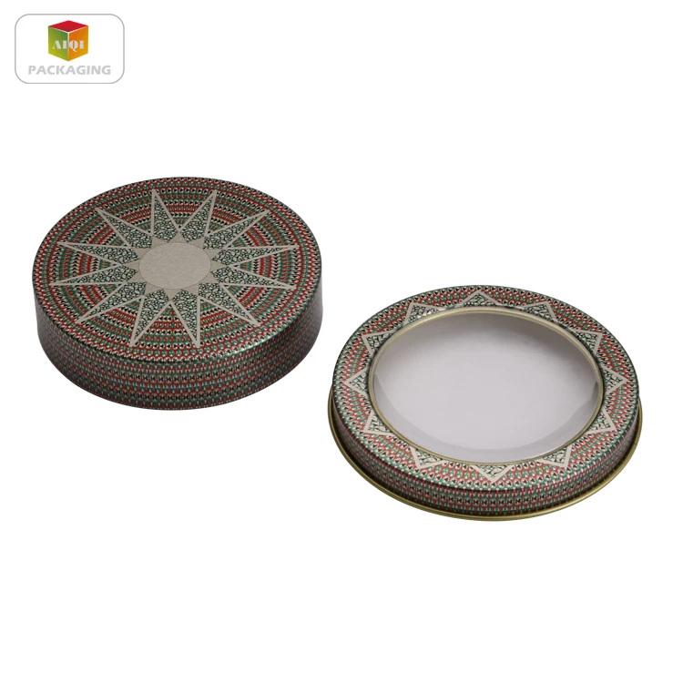 
Custom Printing Spice Round Metal Saffron Tin Box Packaging 