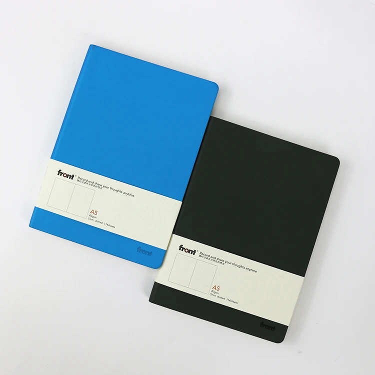 a6 cheap custom small slim study school leather planner note book notebook journal