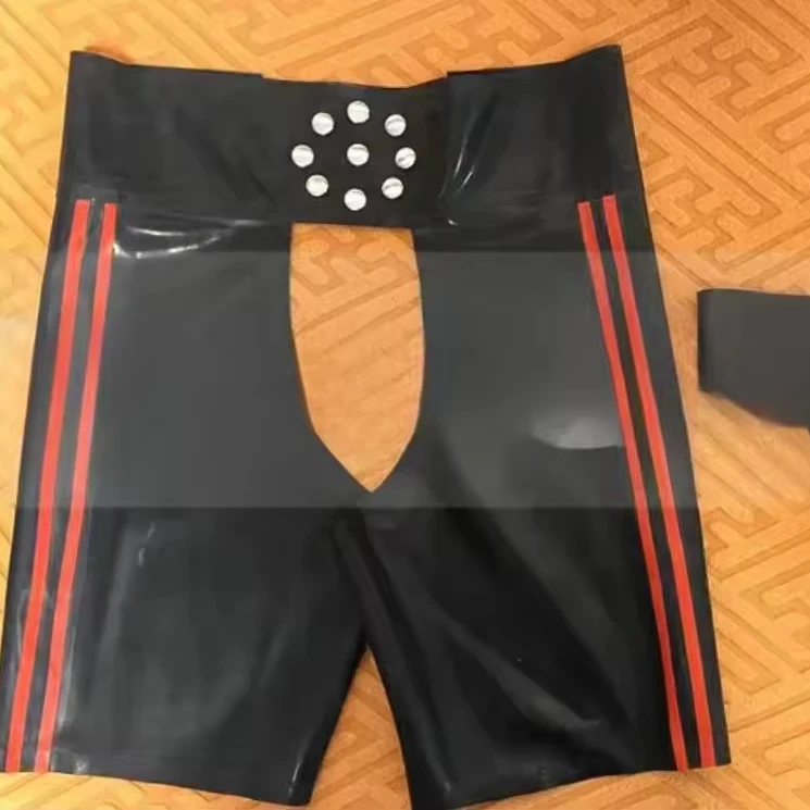 2024 Men Latex Panties sexy thong man panties transparent panties latex