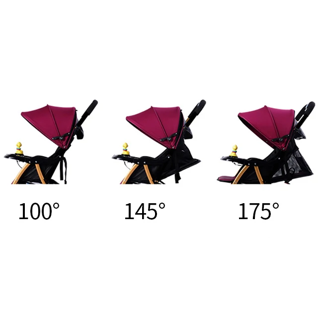 Luxurious Pushchair Factory With High Quality Child Baby Prams Stroller Folding Customized Stroller Baobaohao Baby Stroller