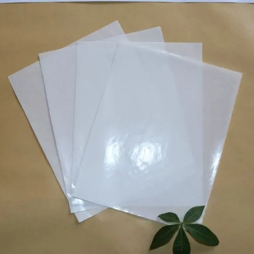 58gsm 78gsm 80gsm single side siliconized coating white silicone glassine paper sheets chemical silicon rellease paper
