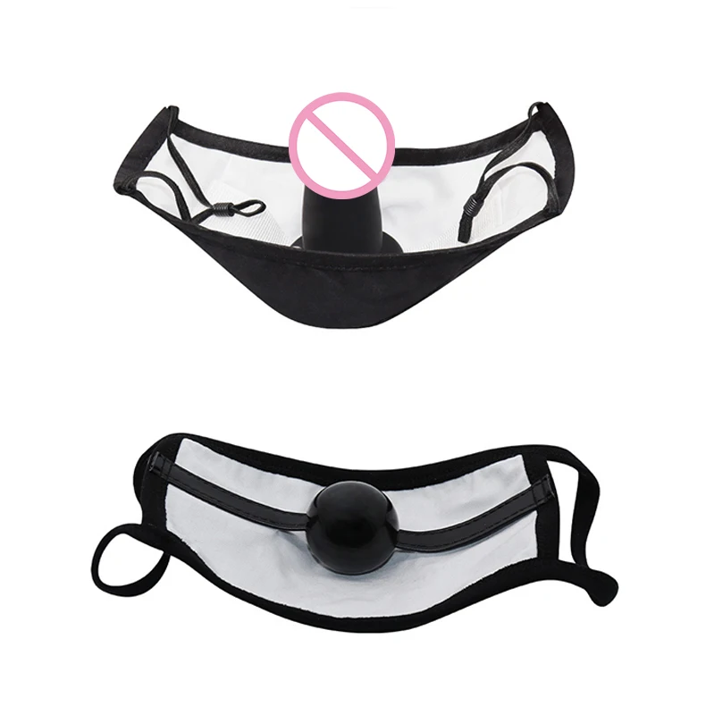 Lightweight Mouth Gag Dildo Gag Oral Bondage Adult Alternative Sex Toys