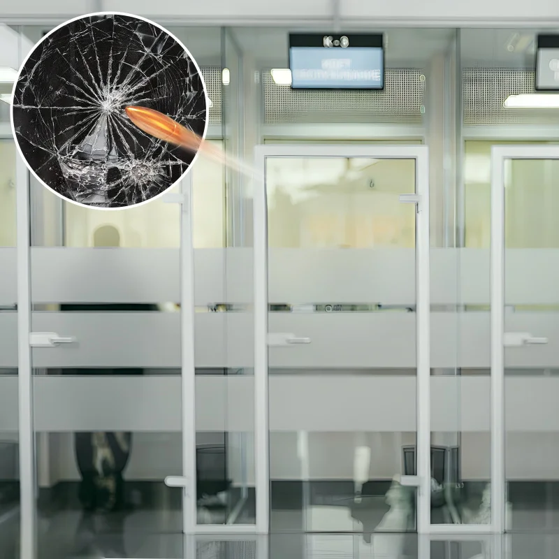 14Mil bulletproof shatterproof glass window film Anti-explosion Window Tint Films Window Glass Tint Car Security Film