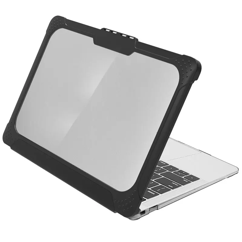  Защищенный ударопрочный Прозрачный чехол для ноутбука Macbook Air 13 дюймов 2020 с логотипом фирмы