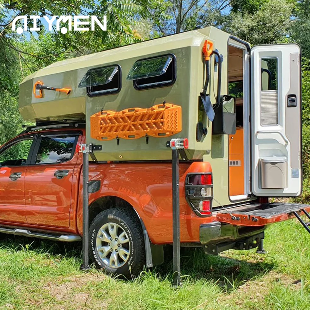 Howo Bed Slide in out Box 4x4 Shell Caravan Slide on Good Body Pickup Truck Camper for Truck