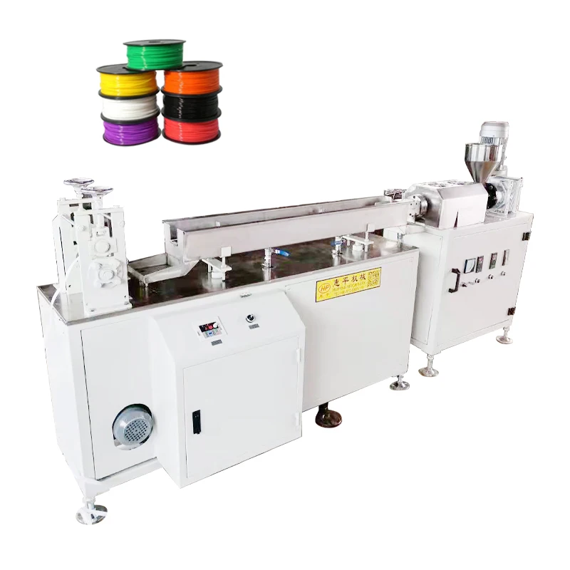 3D printed filament extruder Automatic filament winding machine PLA ABS Plastic filament making machine