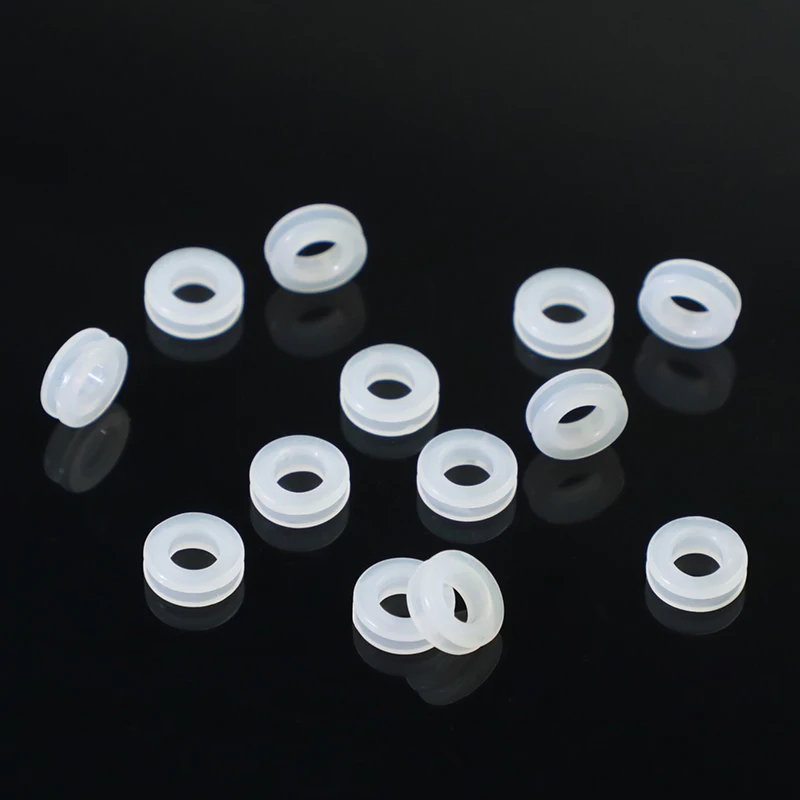 Wholesale Ear Clip Accessories Transparent O shape Anti-Pain Pad Hypoallergenic Food Grade Material Non-slip pad