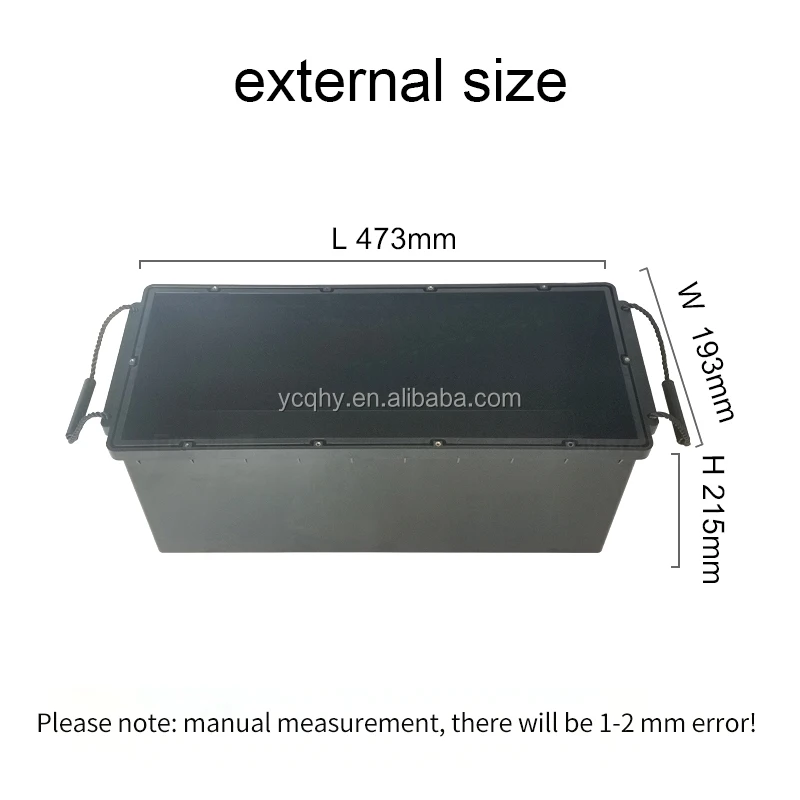 power bank box no battery led battery box 12v 24v 48v 100ah lithium battery box with bms