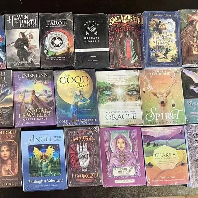 Wholesale Divination Tarot Oracle Cards Eco-Friendly Positive Affirmation Deck Paper With Guidebook for Sale