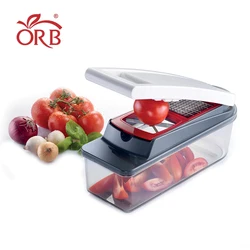 Kitchen Multifunction manual mandoline fruit vegetable cutter onion dicer veggie slicer machine vegetable chopper