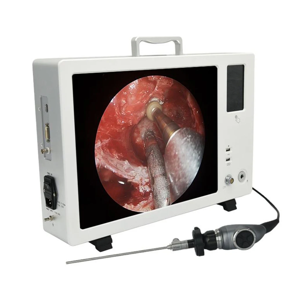 Portable 19 Inch 3 In 1 Endoscope Camera With Hd Video Recording Function