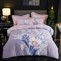 2022 new cotton printing light luxury Bed Skirt family bedroom Bedding Set