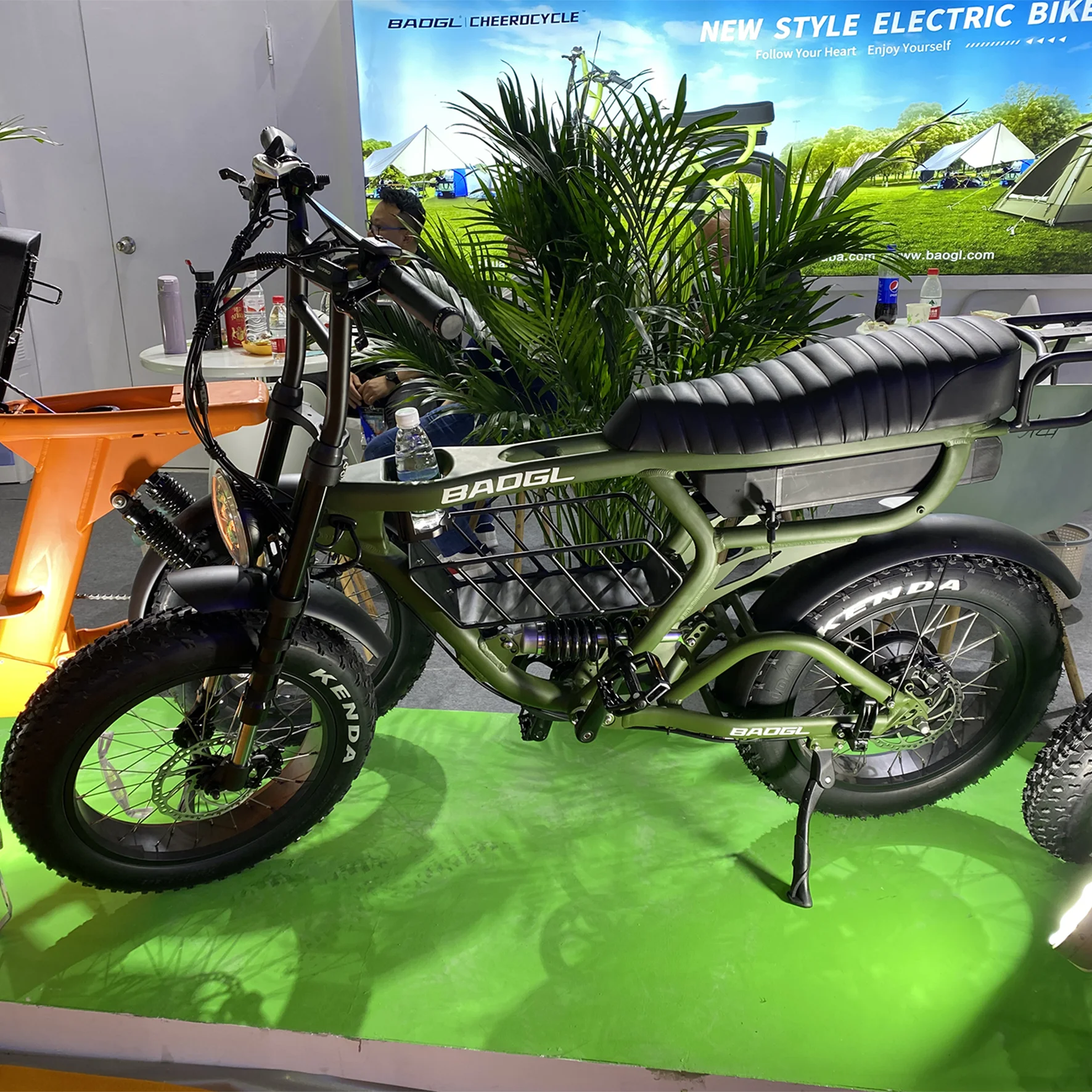 Full Suspension Fatbike Bafang Motor Electric Bike Bicycle E Bike E-bike Baogl Ebike For Adult