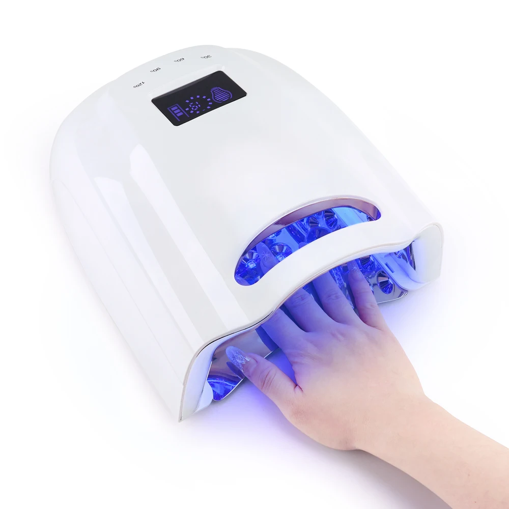 2024 New Product High Power 96W Gradient Color Cordless Pro Cure UV LED Nail Lamp Professional Rechargeable Gel Nail Dryer