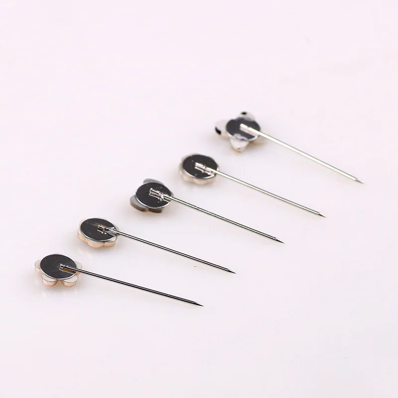 20 Pins/Plate Wholesale Trendy Brooch Pins For Women Scarf Accessories Long Safty Pin Brooch