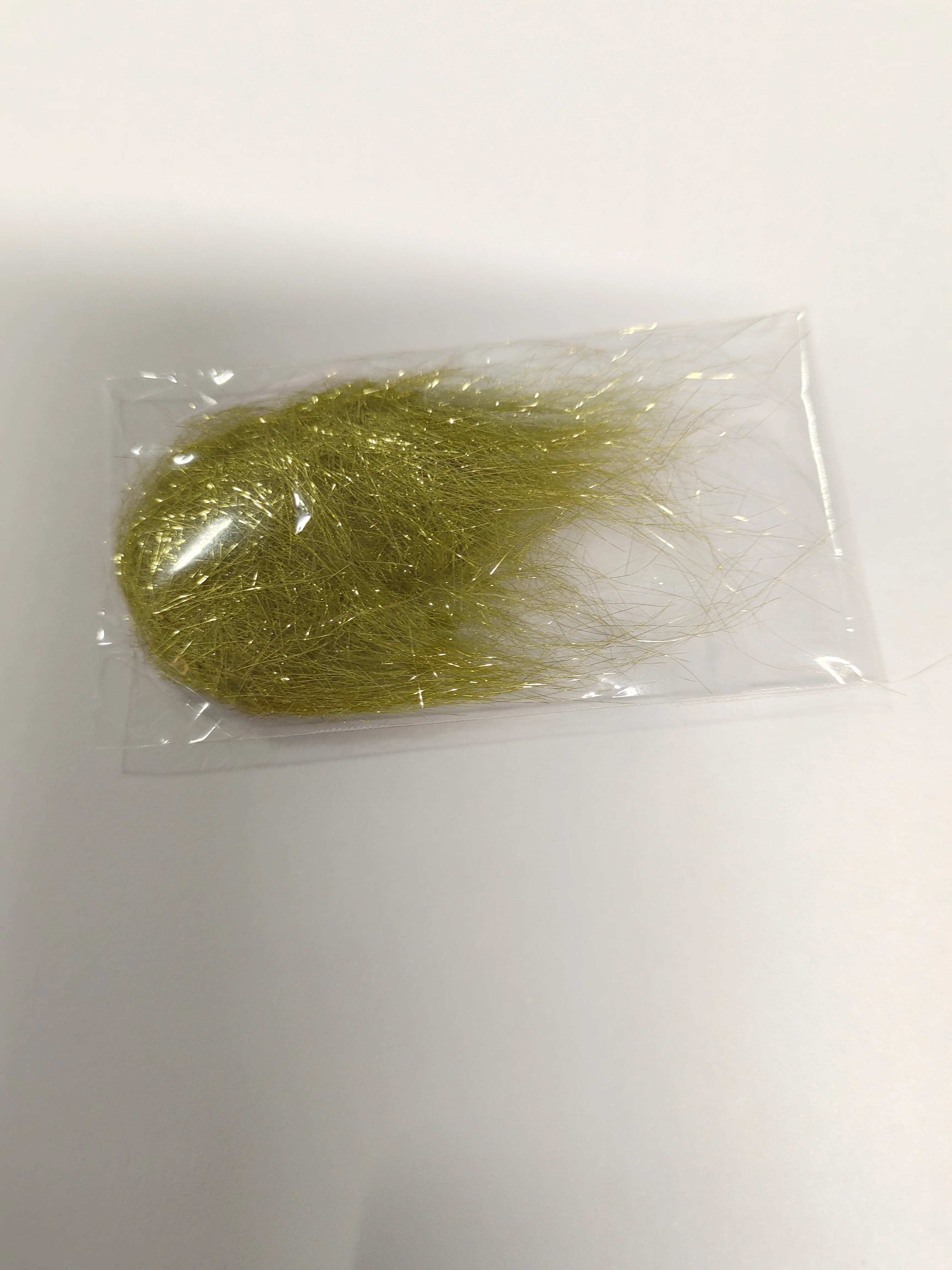 High Quality Yarn Green Color Superfine Bright Metallic Yarn Short Fiber Angelina Fiber