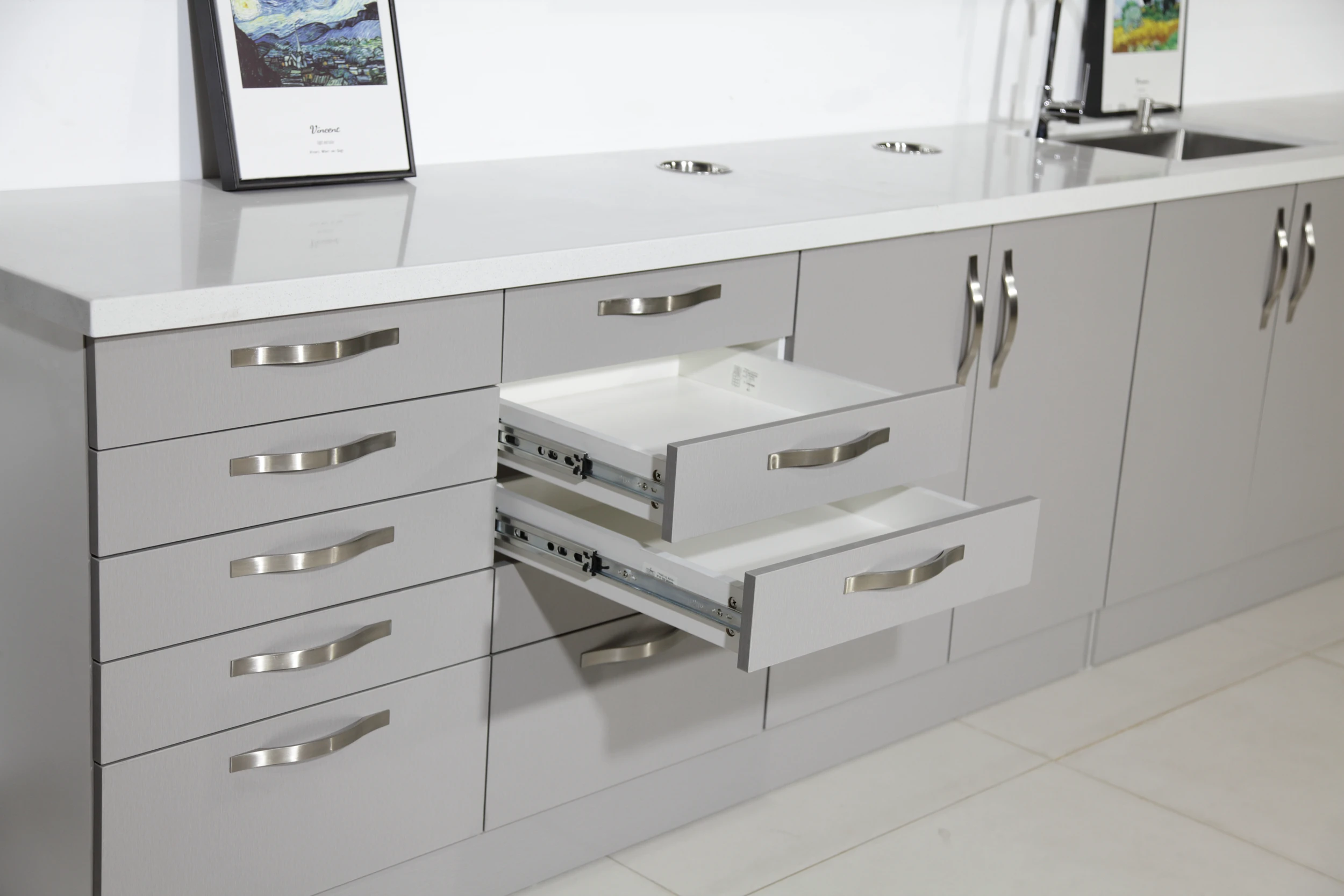 Popular in American  Free design customized furniture dental cabinet with sink dental cabinet very big