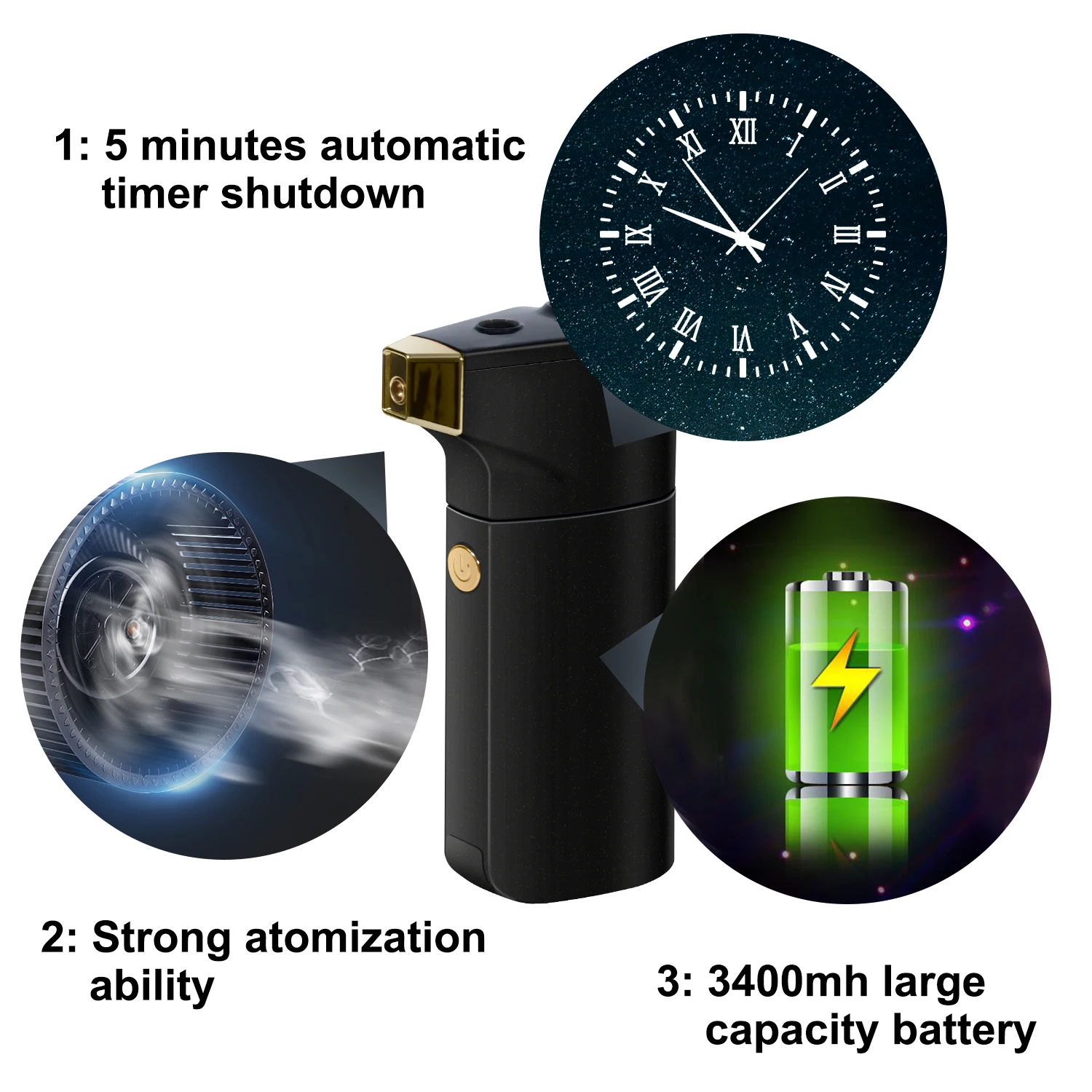 Cordless Make Up Gun Spray Hair Color Airbrush Compressor Electric Wireless Barber Airbrush Compressor Kit