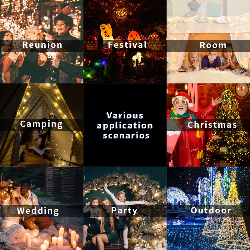 new product Hot selling  color changing LED string lights decorative lighting  with remote control