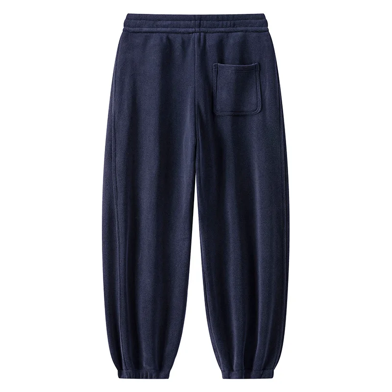 Lace up Casual INS Style Pencil Pants Quick Drying and Anti-Pilling Anti-Static Features with Wrinkled Technics