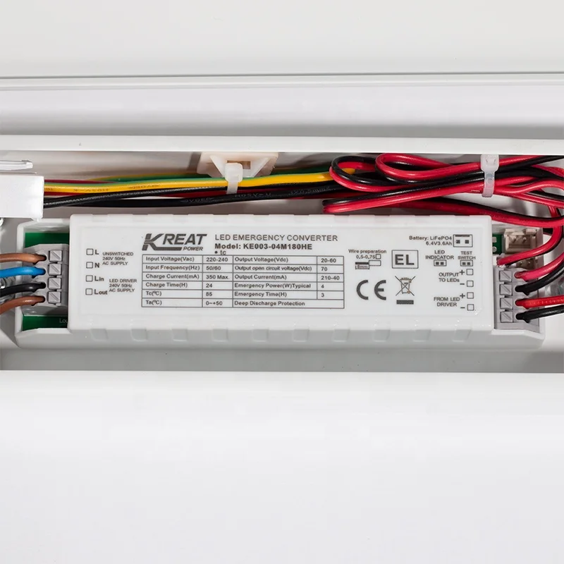 High quality led batten ip20 10w 20w 30w 40w 60w 80w Linear Light