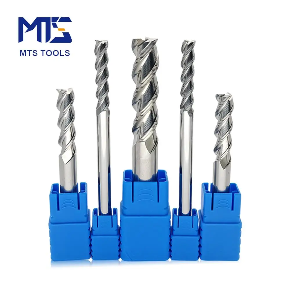 HRC45 solide carbide milling cutter for aluminum MTS china manufacturer