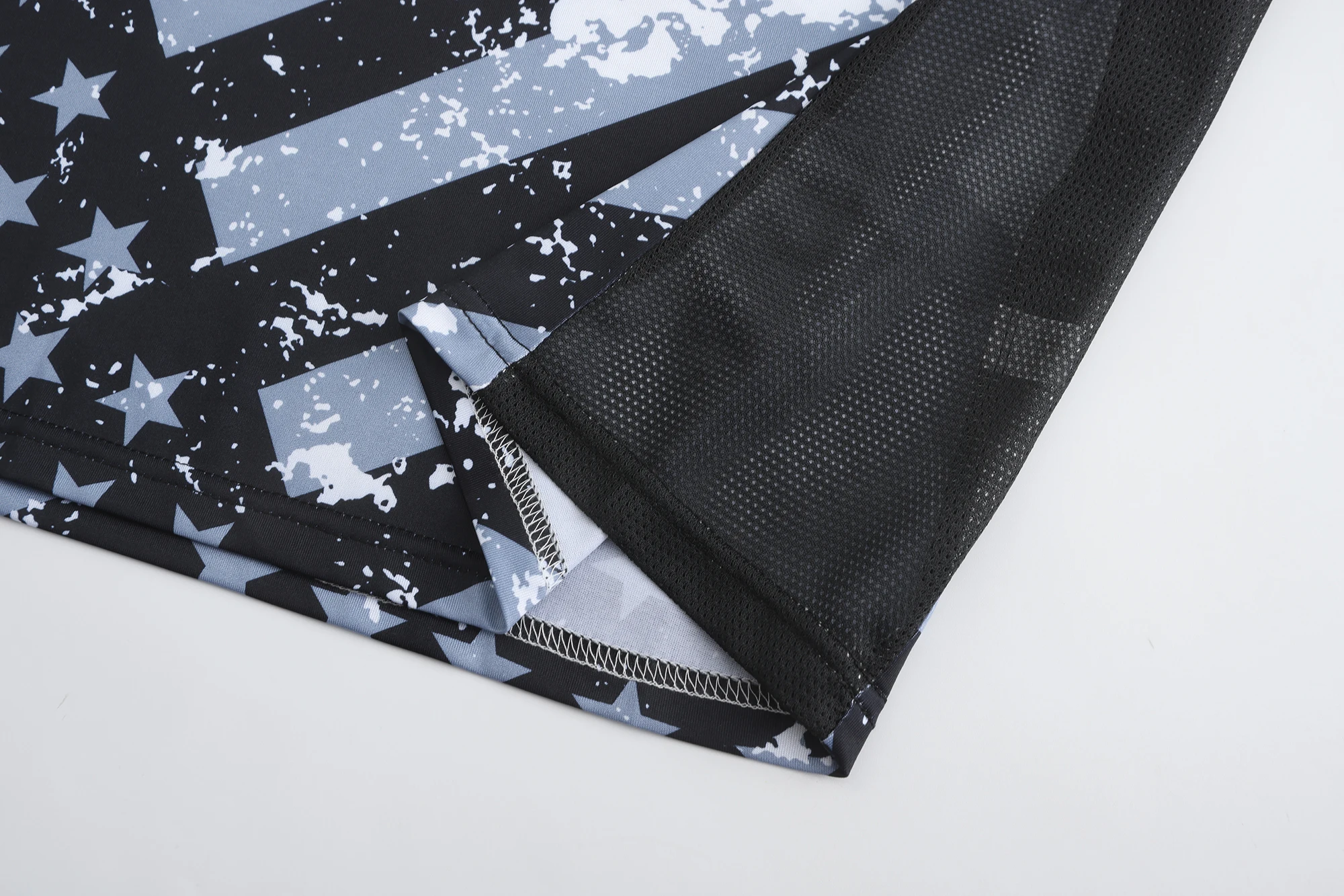 Mens Wicking Quick  Dry Polo Fit  Shirt  American Pattern Flag Apparel Golf Uniform Polo Shirt