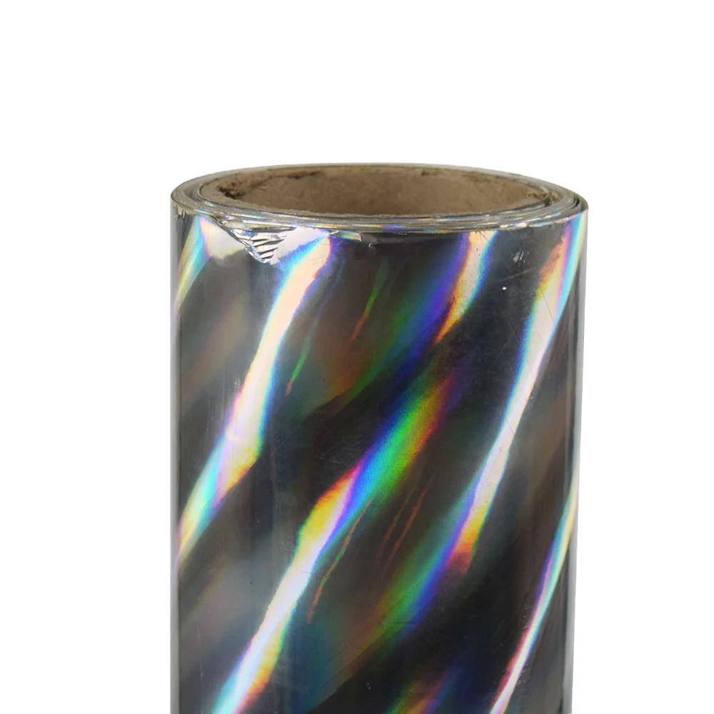 Hongde Pet Polyester Metalized Iridescent Wrapping Gift Wrapping Film Package Carton Box Transparent Metallized Film Soft