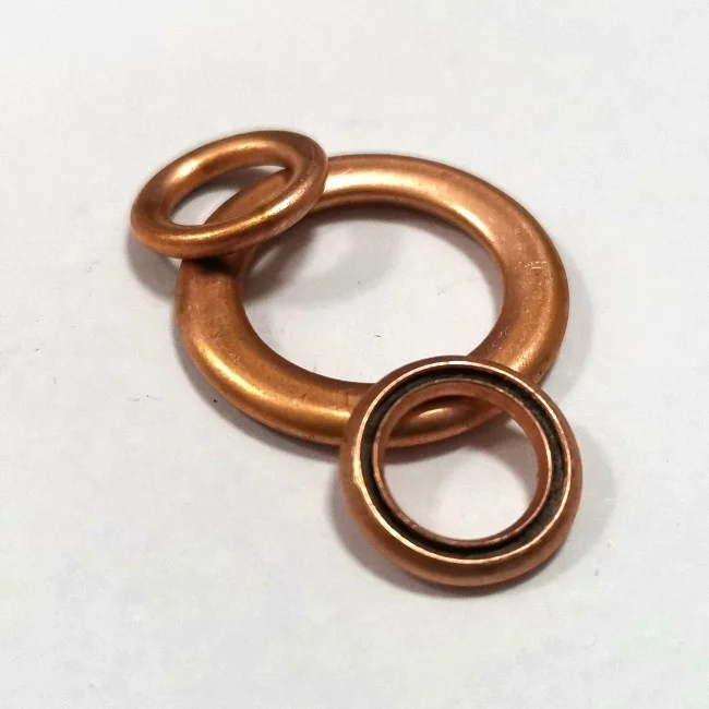 XTSEAO hollow non-asbestos copper o ring gasket ring