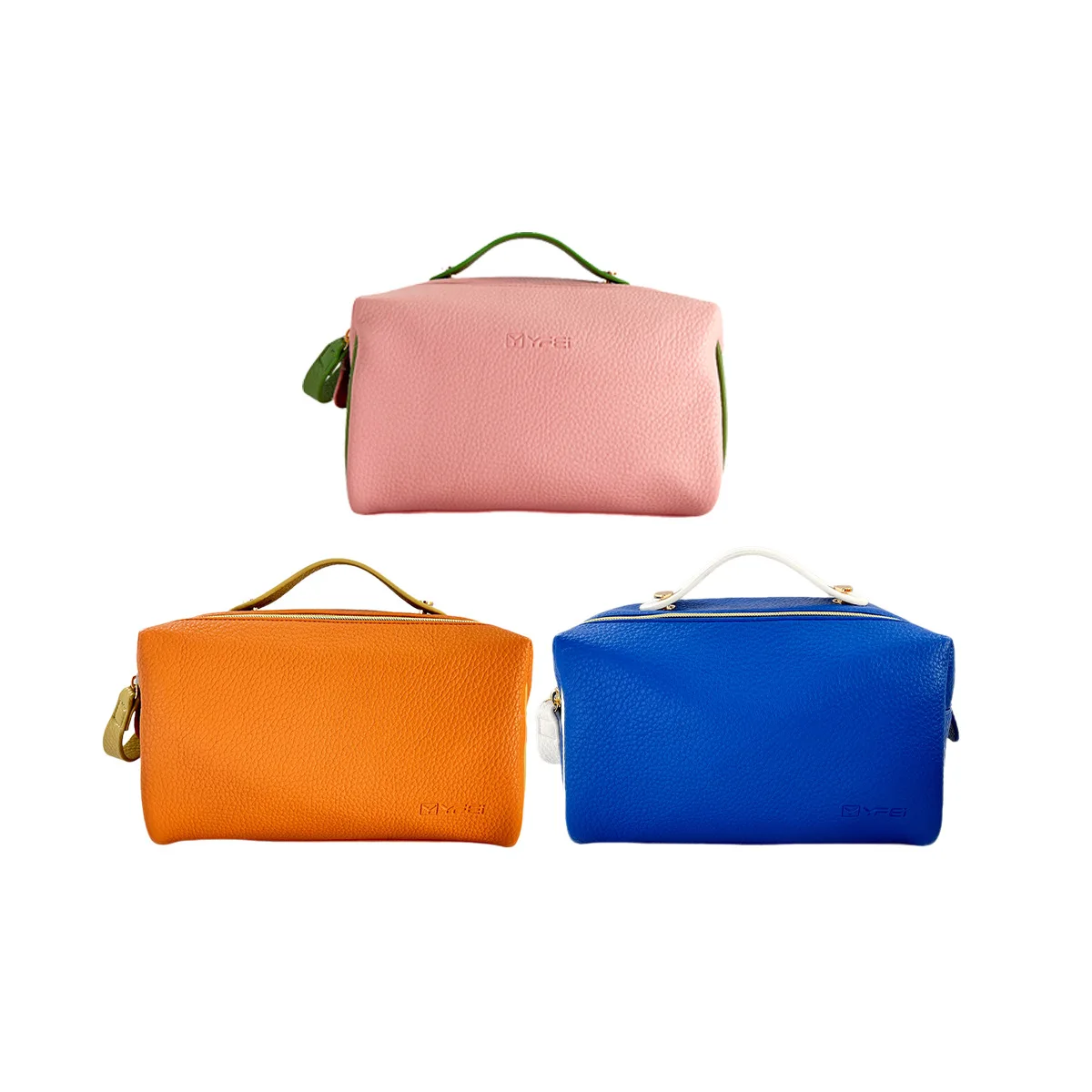 Makeup Bags Waterproof Large Capacity Toiletry Bag for Travel Storage Pouch Portable Pillow Cosmetic Bags Wholesale PU Leather