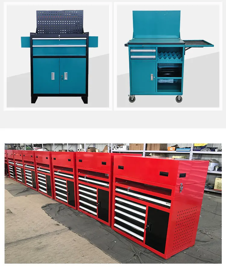 JIN YANG HU Heavy Duty Metal Storage Cabinet Tool Cabinet Trolley cart for garage