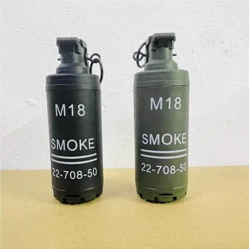 Simulated m18 grenade toy exploding thunder water bomb smoke simulation grenade model Gel Blaster Toy Grenade