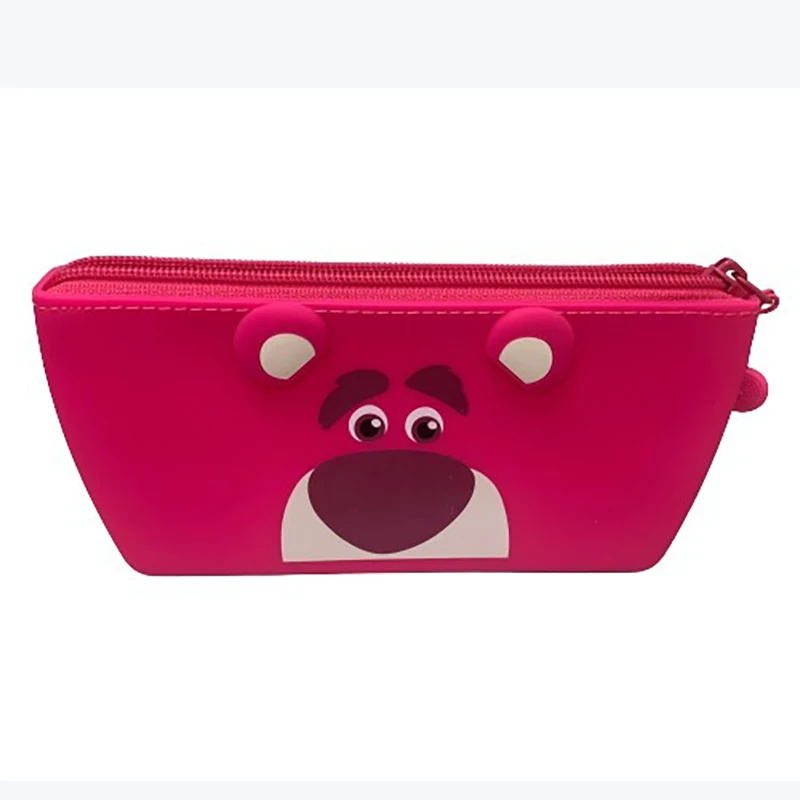 Минимальный минимальный заказ, бесплатный образец, рекламная сумка для карандашей с пользовательским логотипом, большая емкость, креативный силиконовый пенал для школы