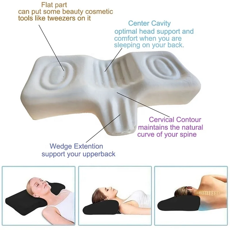 Memory Pillow For Eyelash Extension Soft Lashes Pillow for Salon or Sleeping Makeup Tools for Eyelashes Orthopedic Pillows