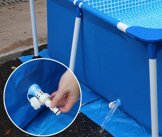 260*160*65 см albercas высокое качество ПВХ Прямоугольная оправа Piscina Открытый Бассейн легко установить! Наземный