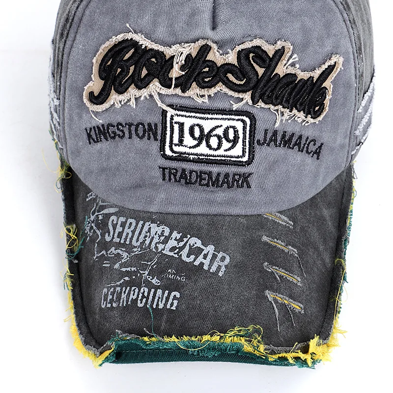 
Wholesale spring 1969 denim baseball cap fashion adjustable snapback hats for men women 