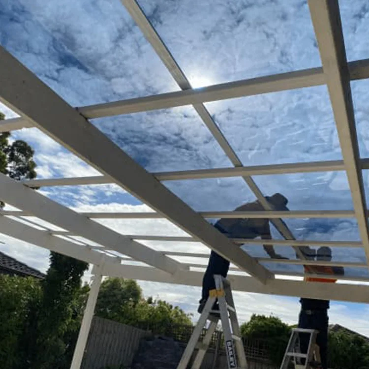 Manufacturer 6mm 7mm 8mm plastic sunroof solid polycarbonate sheets for car parking sheds