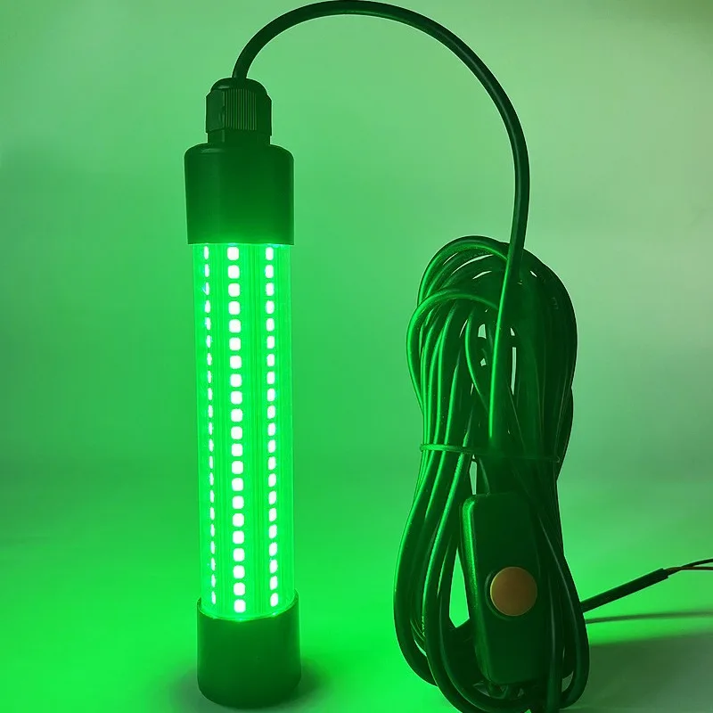 Multi color 360 Degree fish light deep drop Waterproof Flashing LED Underwater Fishing Light Bait Lure Squid Strobe