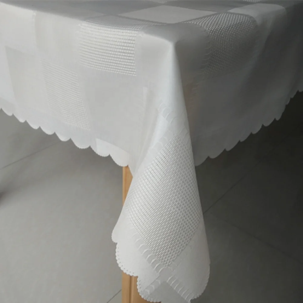 Wholesale Luxury Gold Party Jacquard Tablecloth