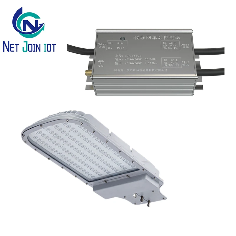 Wireless lora Zigbee/NB/4Gcat.1 0-10v Dimming Led Street Light Controller