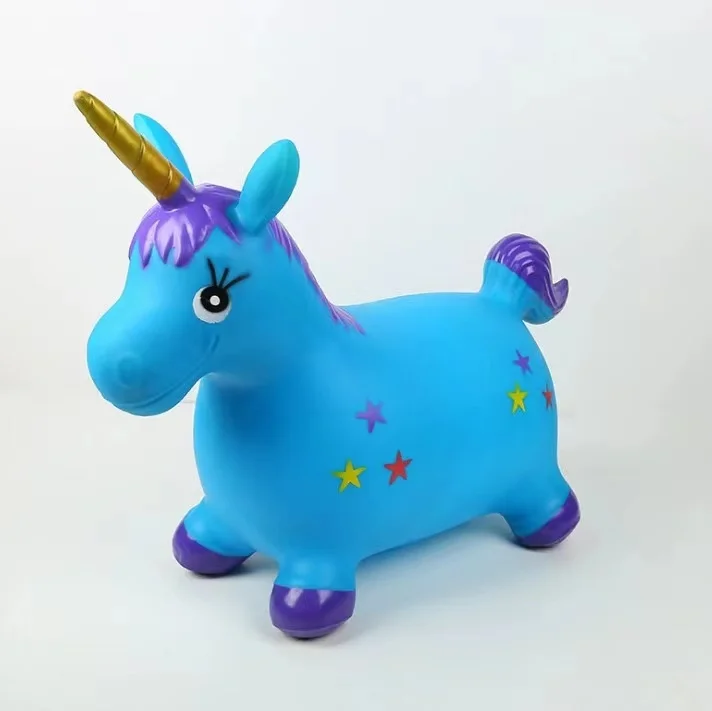 yellow pink white blue riding rubber bouncing animal toy Indoor outdoor riding rubber rocking children chair