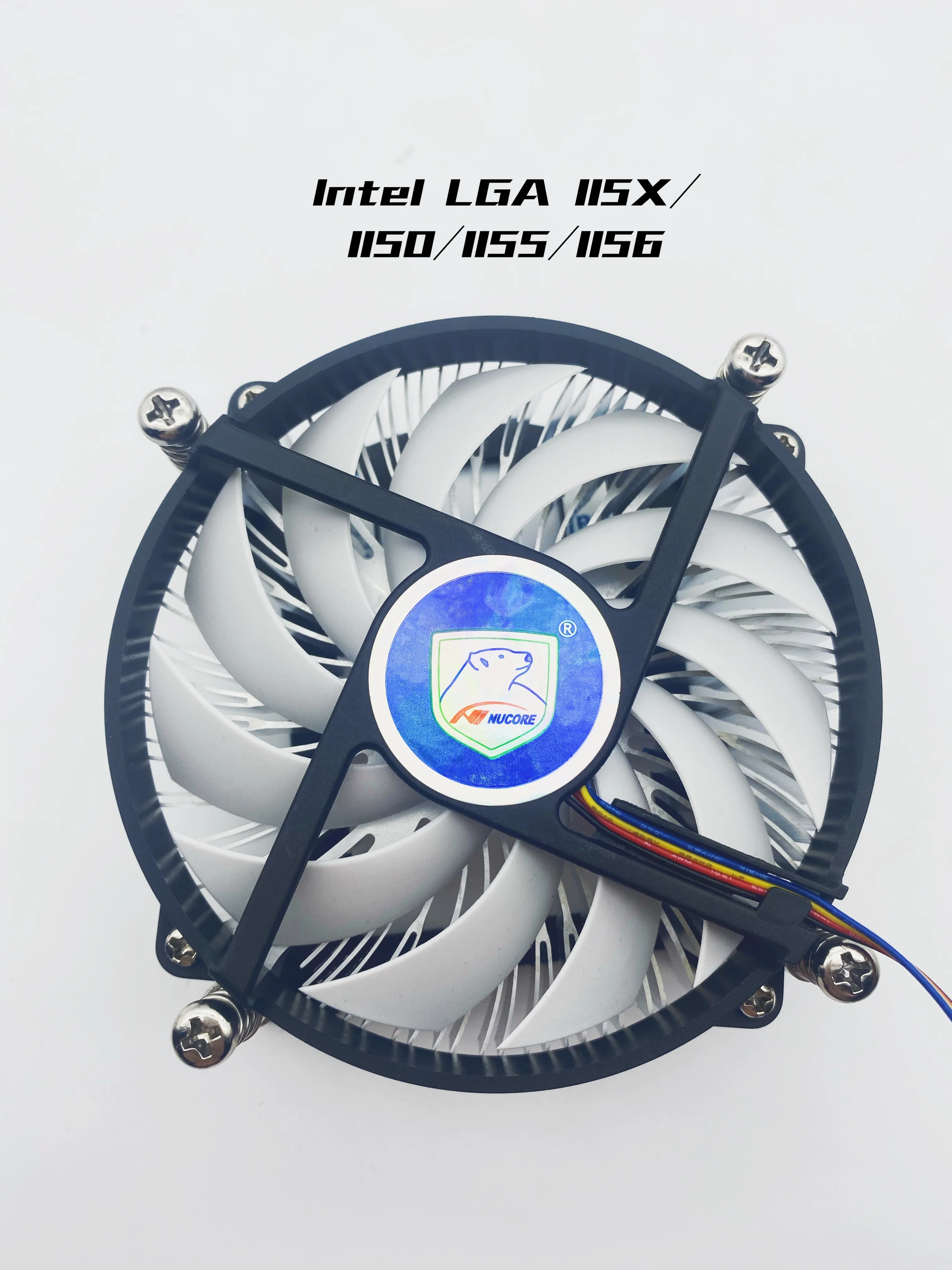 Миниатюрный теплоотвод ITX/маленькая форма (3 л) 95 Вт/алюминиевый радиальный теплоотвод с большим медным сердечником, теплоотводящий вентилятор для процессора ПК