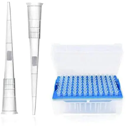 
Продажа с завода, различные наконечники для лабораторной пипетки, 200 мкл, желтые наконечники пипетки, одноразовые, без DNase/RNase 