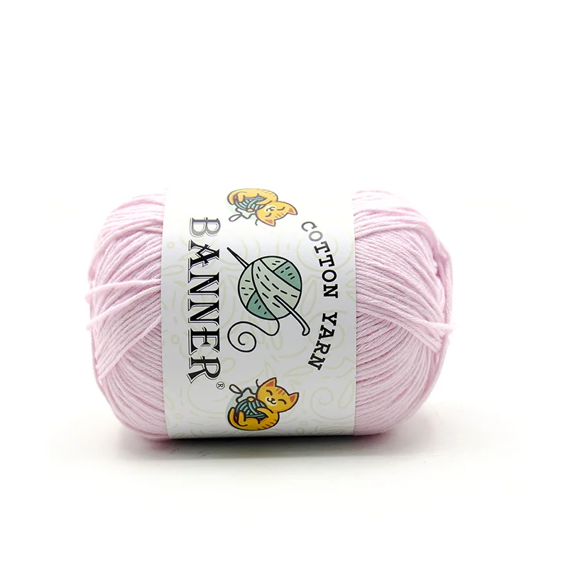 Производитель из гуанчжоу, пряжа из 100% чистого хлопка, вязание крючком из хлопка