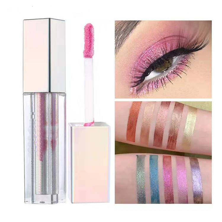 Romantic Bird Cosmetic Gillter Shimmer Shiny Marble Eyeshadow Custom Liquid Eyeshadow