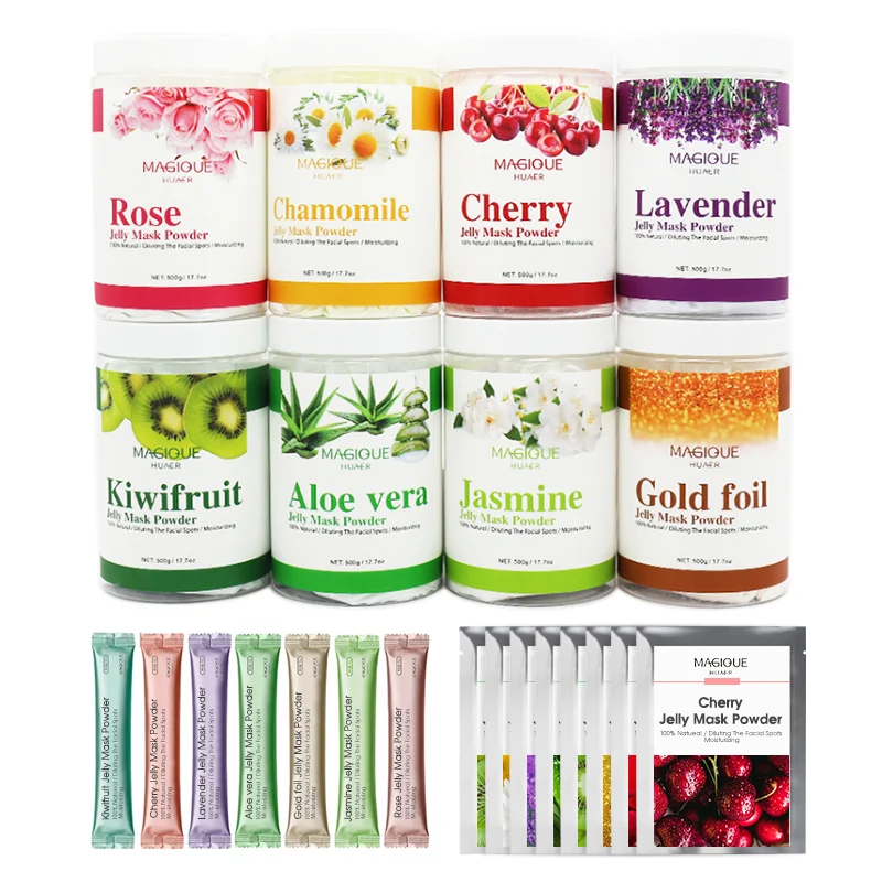 OEM Natural Private Label Custom Organic Whitening Jelly Peel Off Face & Body Mask Crystal Facial kiwi Rose Jelly Mask Powder