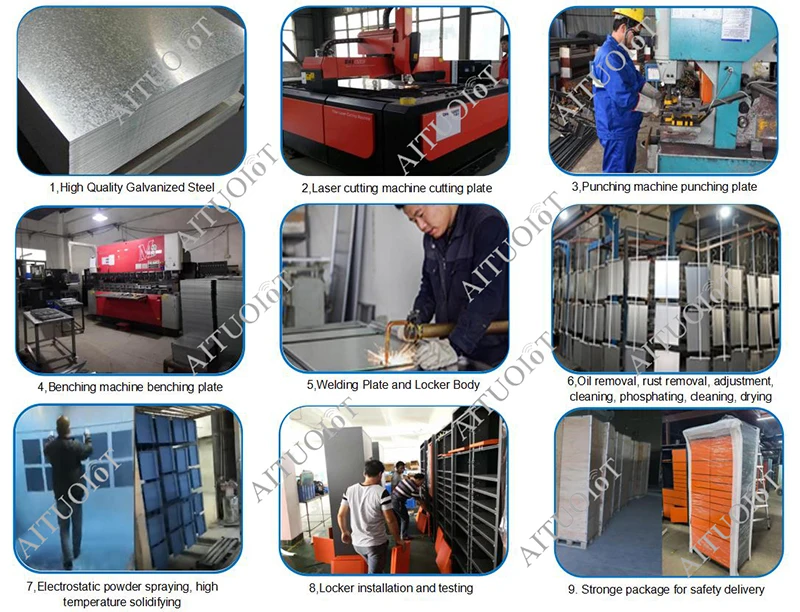 24 CH Port Lock Board with Led Light or UV Light Function the PCB Board for Smart Locker