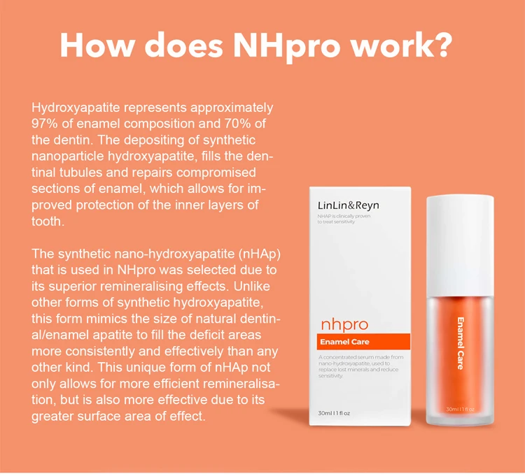 Professional Enhancing Enamel Remineralisation NHpro Enamel Care For Sensitive Teeth