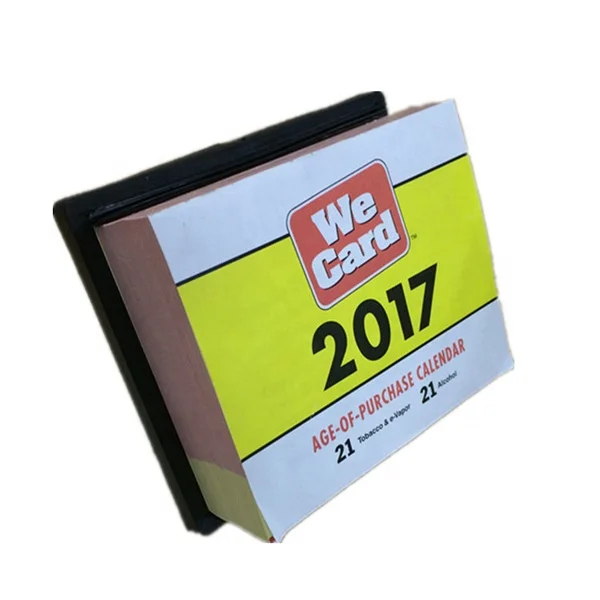 High quality tear-off calendar printing from china printing company